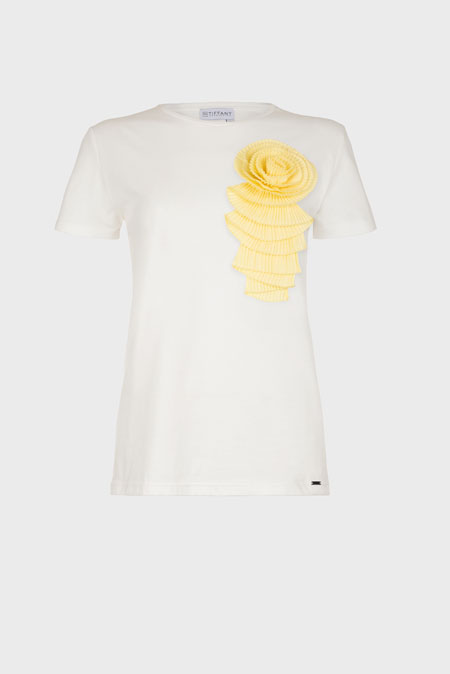 Majica sa dekorativnim detaljem Tiffany Production